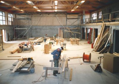 Arbeiten in der Halle - 2004
