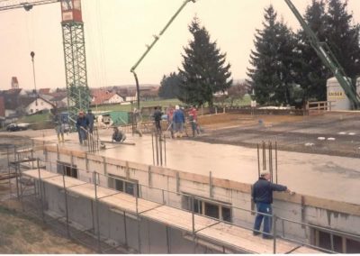 Betonarbeiten Kellerdecke - 2001